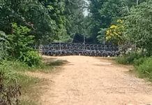 កង់ឡាន និងបន្លាលួសរបស់ទាហានថៃ មិនទាន់រើចេញពីភូមិព្រៃចាន់ និងភូមិជោគជ័យ