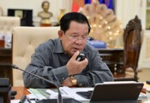 លោក ហ៊ុន សែន ថា កម្លាំងសាមគ្គី និងស្មារតីស្នេហាជាតិ អាចឈ្នះសត្រូវឈ្លានពានទឹកដី តែលោកនៅចាប់ពលរដ្ឋដាក់គុក