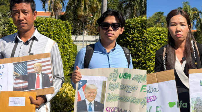 យុវជនកម្ពុជាក្នុងនិងក្រៅស្រុកធ្វើសកម្មភាពផ្លូវច្បាប់អន្តរជាតិ និងទាមទារឱ្យអាមេរិកទប់ស្កាត់ F-16