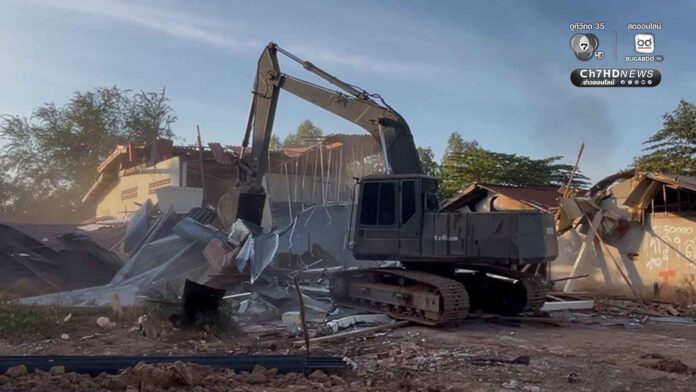 ថៃបំផ្លាញផ្ទះខ្មែរ