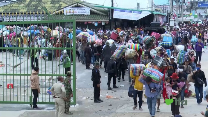 Workers returning from Thailand are facing job-seeking difficulties and debt.