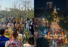 កម្ពុជា និងថៃប្រារព្ធពិធីបុណ្យចូលឆ្នាំថ្មីនៅតំបន់ព្រំដែនក្នុងទម្រង់ផ្សេងគ្នា