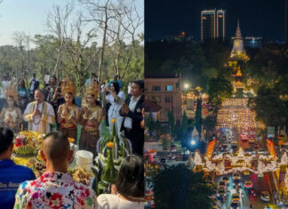 កម្ពុជា និងថៃប្រារព្ធពិធីបុណ្យចូលឆ្នាំថ្មីនៅតំបន់ព្រំដែនក្នុងទម្រង់ផ្សេងគ្នា