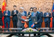 កម្ពុជា និងចិនចុះហត្ថលេខាលើគម្រោងមូលនិធិជិត ២លានដុល្លារសម្រាប់គម្រោងមេគង្គឡានឆាង