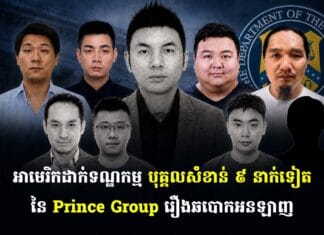 អាមេរិកដាក់ទណ្ឌកម្មបុគ្គលសំខាន់ ៩ នាក់ទៀតនៃ Prince Group រឿងឆបោកអនឡាញ us-treasury-sanctions-9-individuals-and-26-companies-linked-to-prince-group