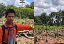 សកម្មជនបរិស្ថានទាមទារឲ្យដកមន្ត្រីបរិស្ថានតំបន់ព្រៃឡង់ខេត្តព្រះវិហារដែលបណ្ដោយឲ្យជនល្មើសកាប់ទន្ទ្រានដីព្រៃរាប់សិបហិកតារ